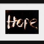 Inspirational Art Print 5x7 Hope Photogram - Home..
